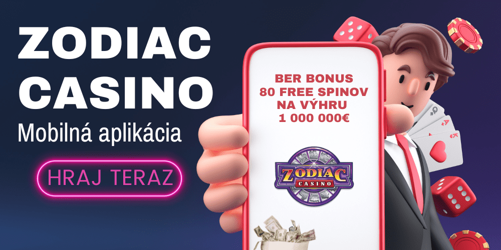 Zodiac Casino mobilná aplikácia