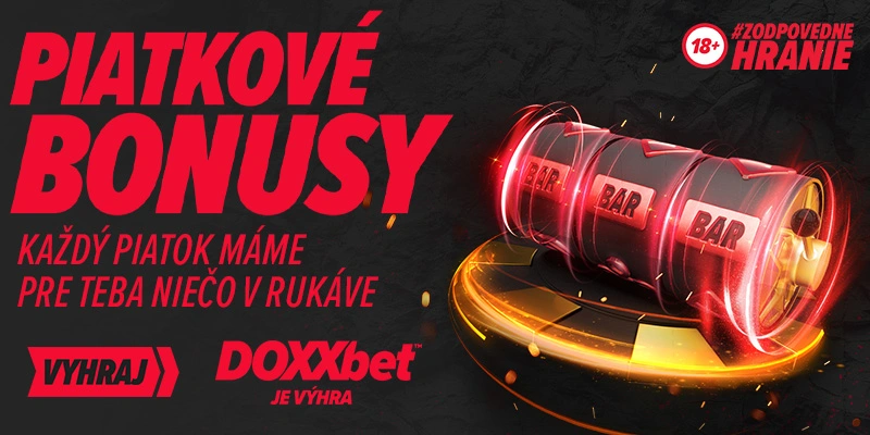 piatkový bonus v doxxbet casino