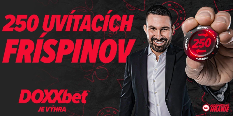 250 fríspinov od doxxbet casino