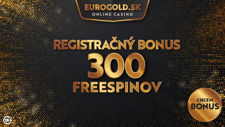 Eurogold Bonus za Registráciu - 300 Free Spinov