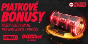 piatkový bonus v doxxbet casino