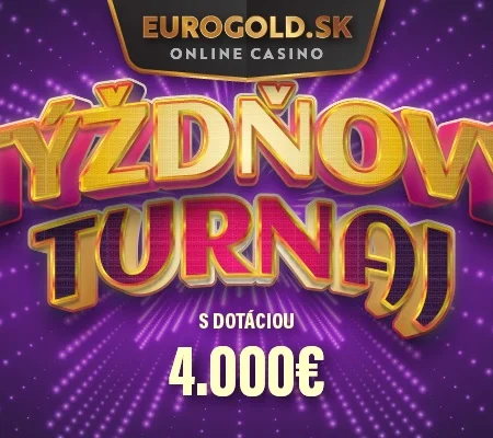 Týždňový Turnaj o 4 000€ v Eurogold Casino!