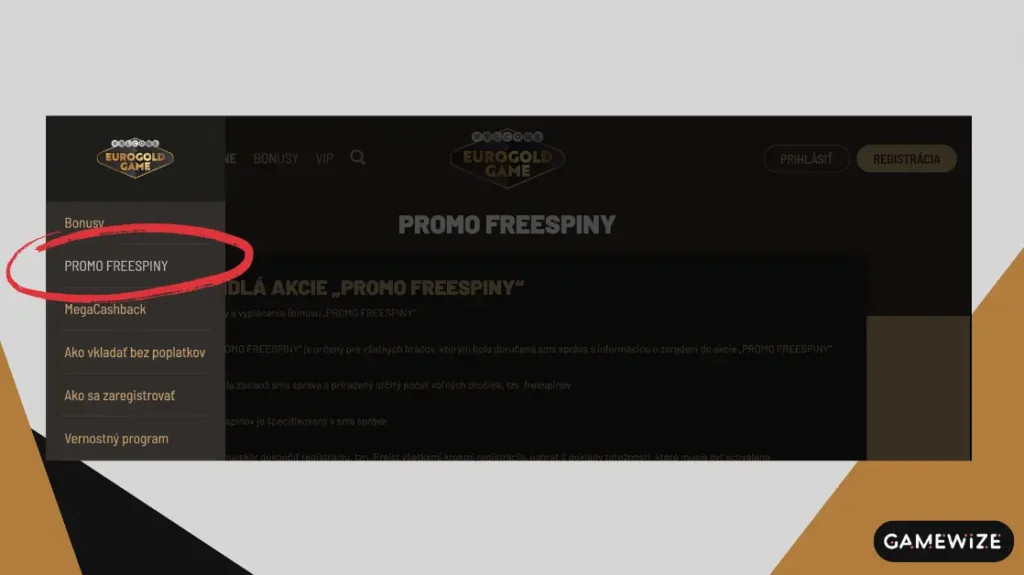 eurogold promo free spiny