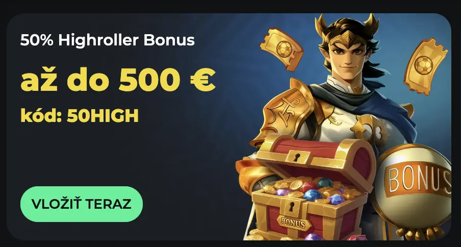 Highroller bonus a turnaje naživo v BetOnRed Casino