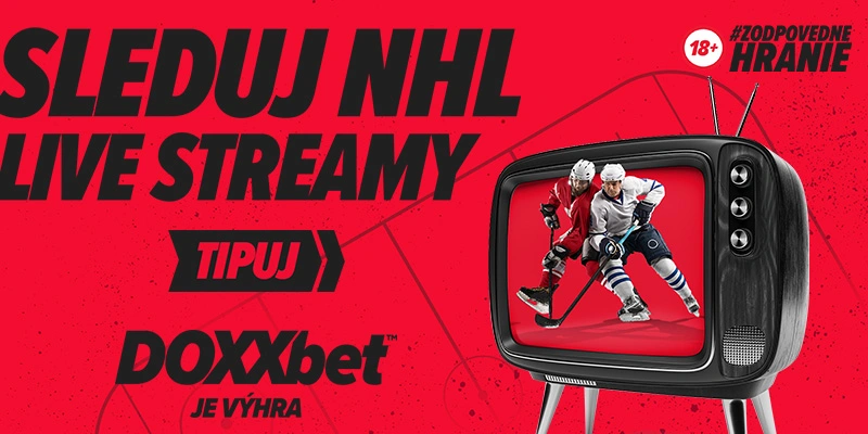 sleduj nhl streamy v DOXXbete - fríbet na NHL