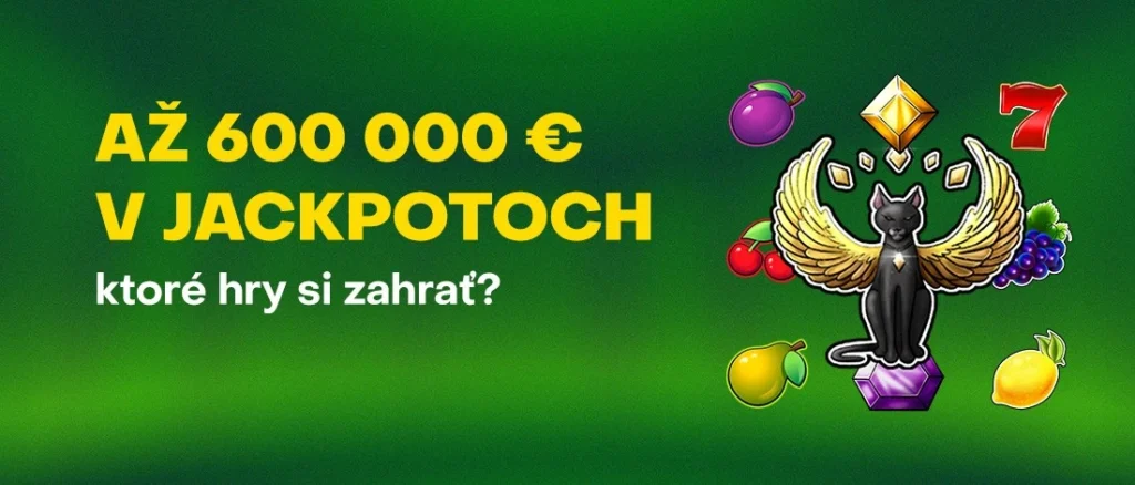 Vyhraj Rekordné Jackpoty vo Fortuna Kasíne - až 600 000€!