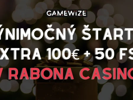 Výnimočný štart v Rabona Casino – Špeciálny bonus pre čitateľov GameWize!