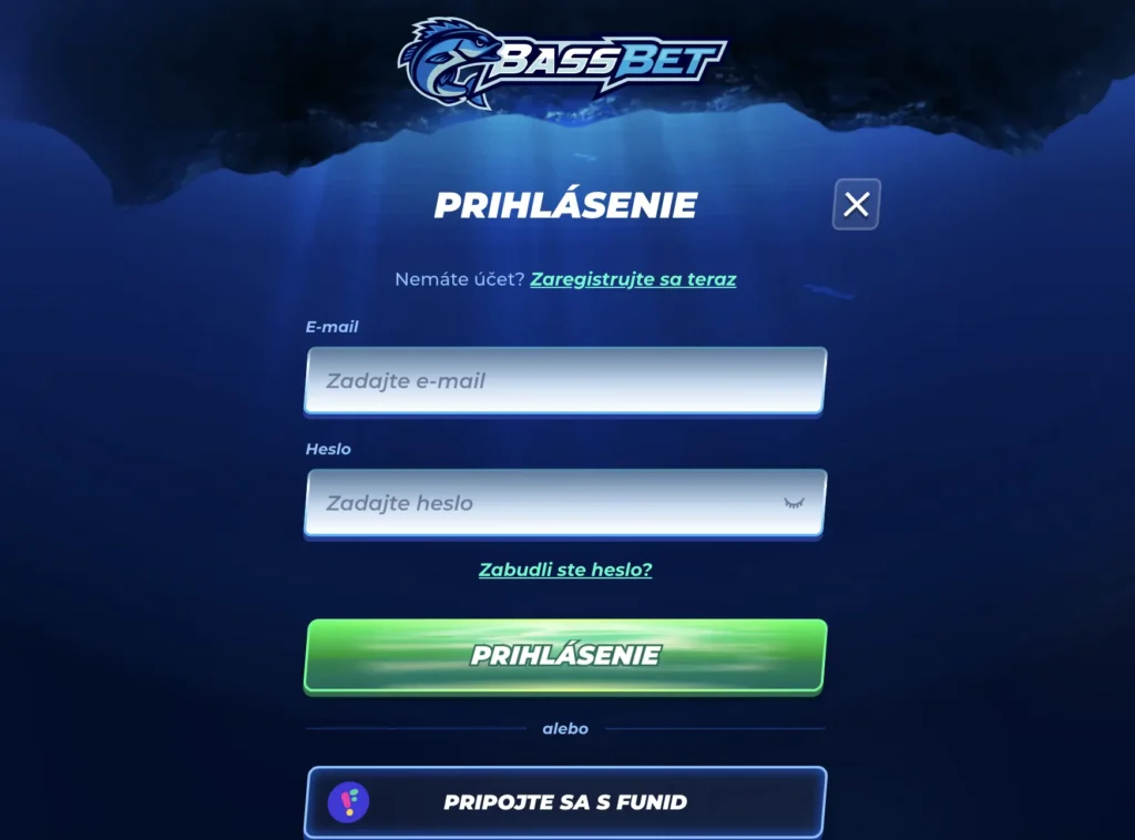 BassBet Casino prihlásenie