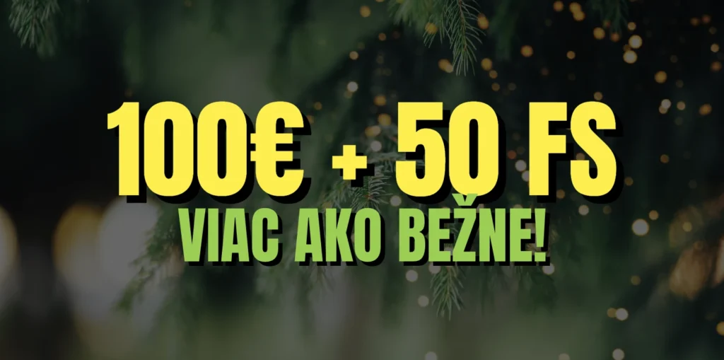 Ideálny spôsob ako získať 100€ + 50 free spinov navyše v Casinia Casino