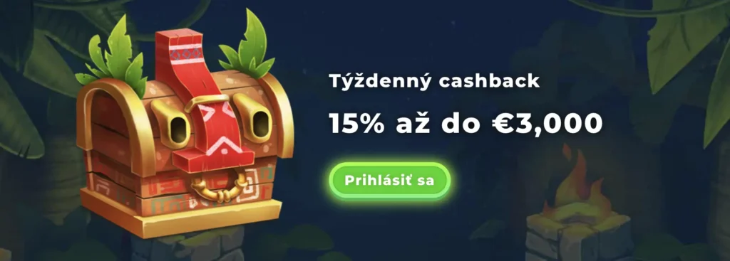 Wazamba Casino Cashback Bonus až 3 000€