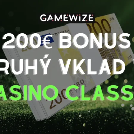 Casino Classic Bonus na Druhý Vklad – Získajte Až 200€ a Pokračujte vo Veľkých Výhrach!