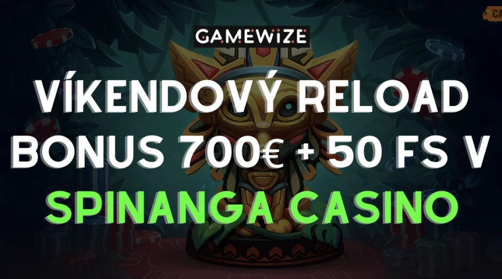 Víkendový reload bonus 700 eur