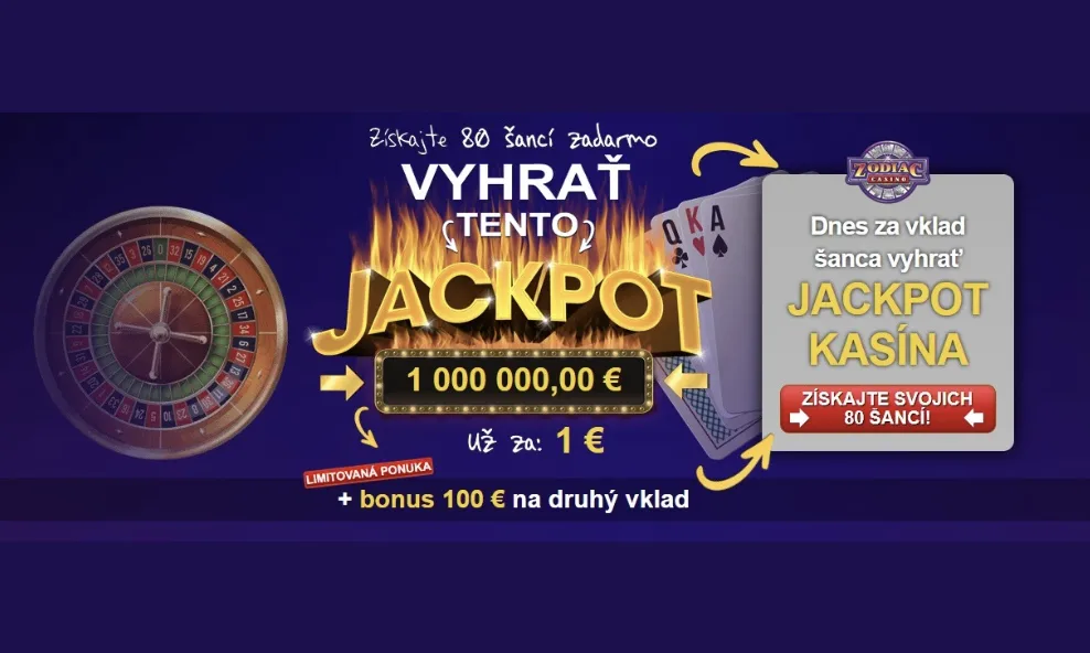 80 Free Spinov za 1€ v Zodiac Casino - free spiny dnes, bonusy dnes