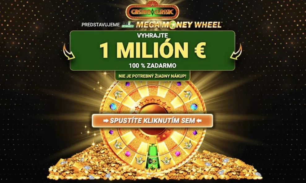 41 Free Spinov za 1€ v Casino Classic