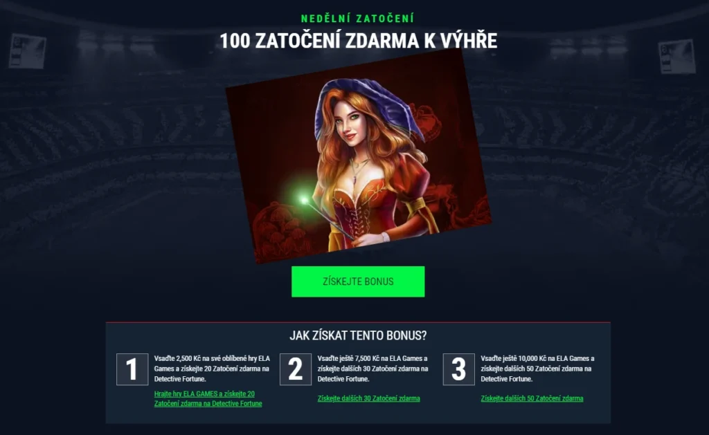 Nedeľných 100 free spinov v Casinado Casino