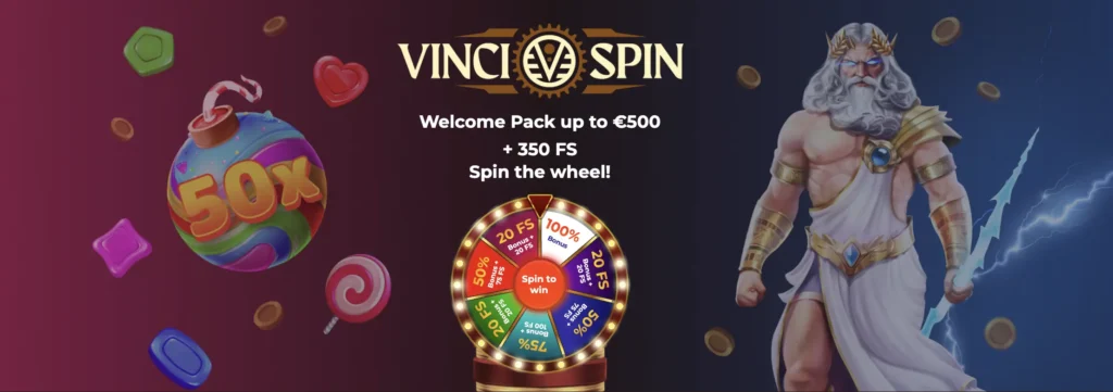 Zatočte si kolesom šťastia vo VinciSpin Casino