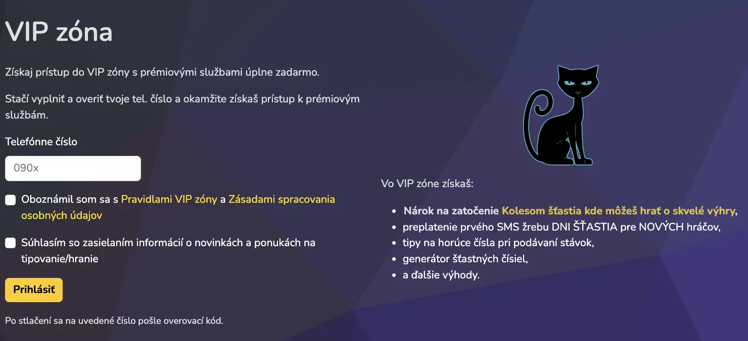 Overenie Tiketu SMS Casino Tipos