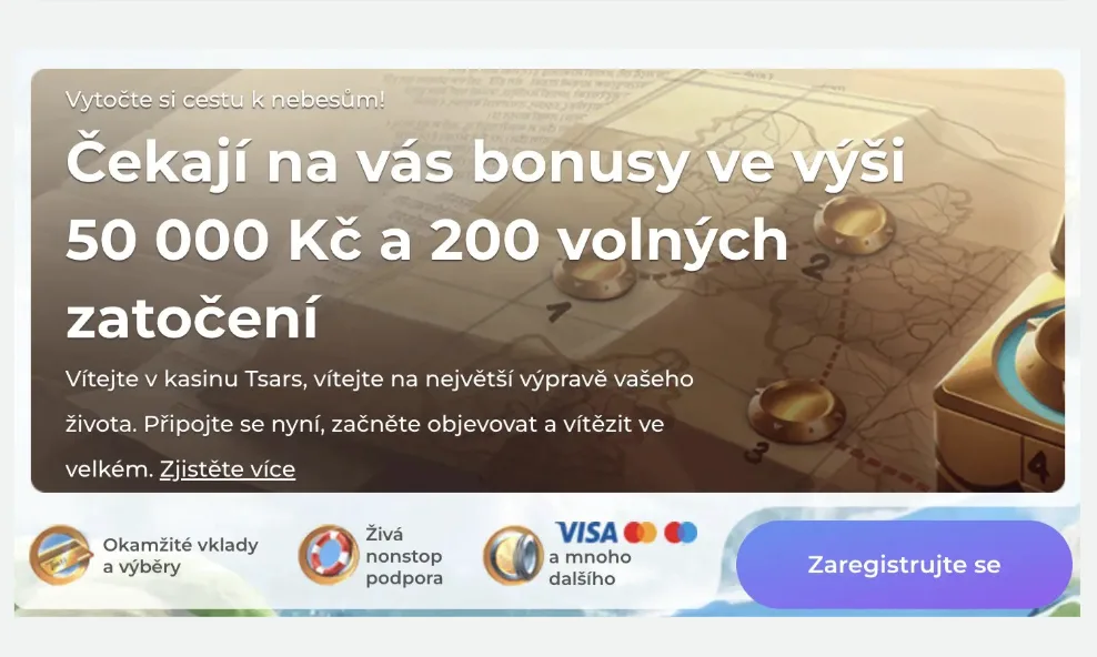 Bonusy dnes a free spiny dnes - Tsars 1
