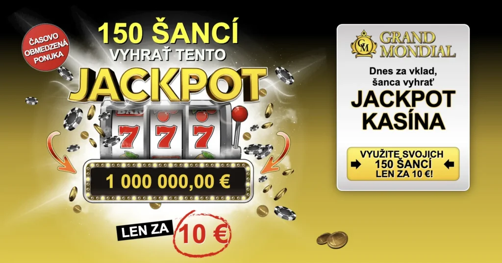 Ako získať 150 šancí v Grand Mondial Casino?