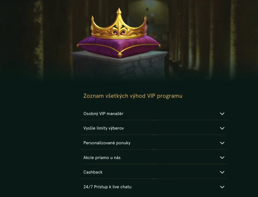 Casinia VIP program - casinia cashback