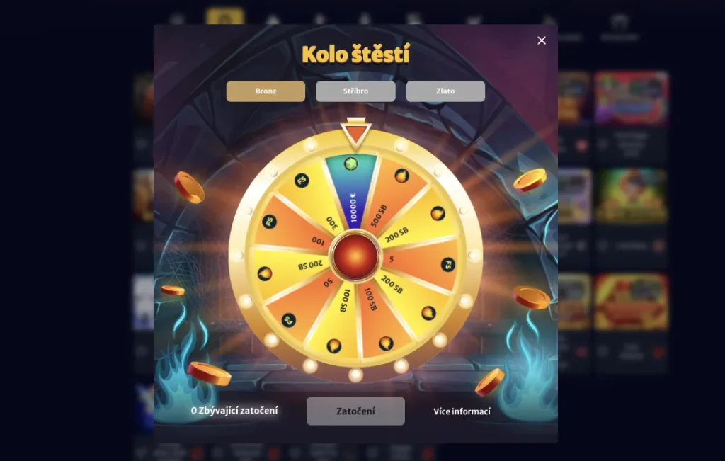 Fortune Wheel Bonus (Koleso Šťastia) – Šanca na veľké výhry v Hellspin Casino