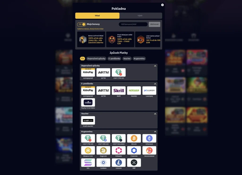 hellspin casino platby
