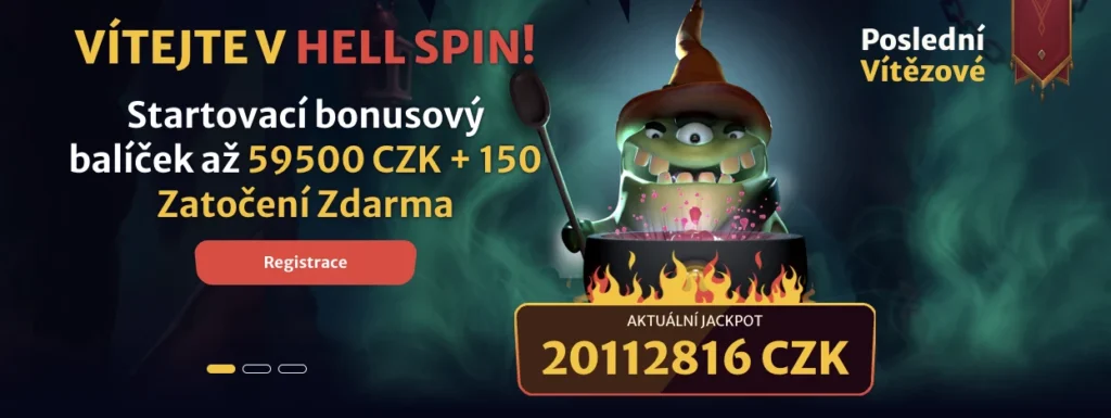 HellSpin Casino uvítací bonus