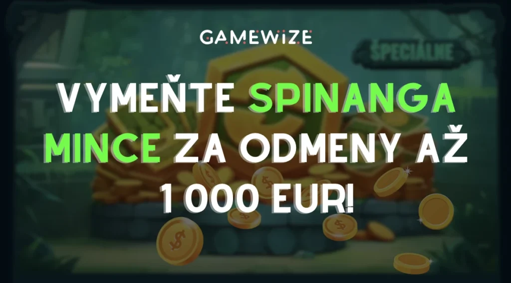 Ako premeniť Spinanga mince na odmeny až 1 000€?