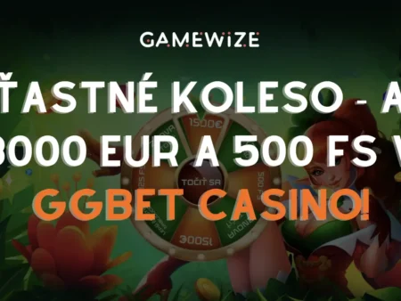 Roztočte šťastné koleso v GGBet Casino a vyhrajte 3000€ či 500 free spinov!