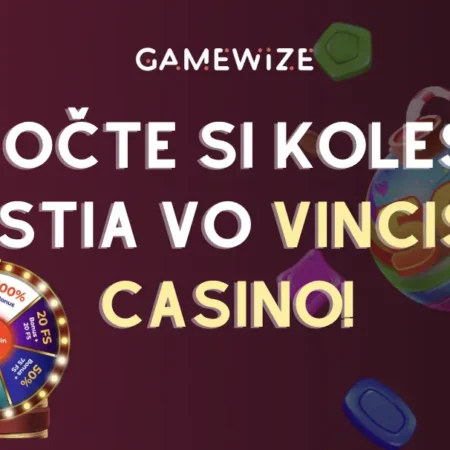 VinciSpin koleso šťastia: Roztočte ho a vyhrávajte fantastické bonusy!