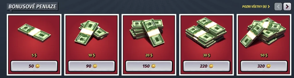 💸 Bonusové peniaze - výzvy v allyspin