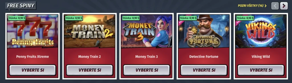 Free spiny (30 mincí) - výzvy v allyspin
