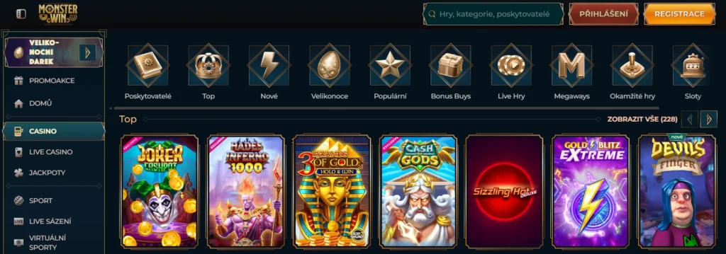 MonsterWin Casino ponuka hier