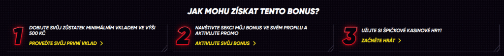 Uvítací bonus v QuickWin postup na získanie