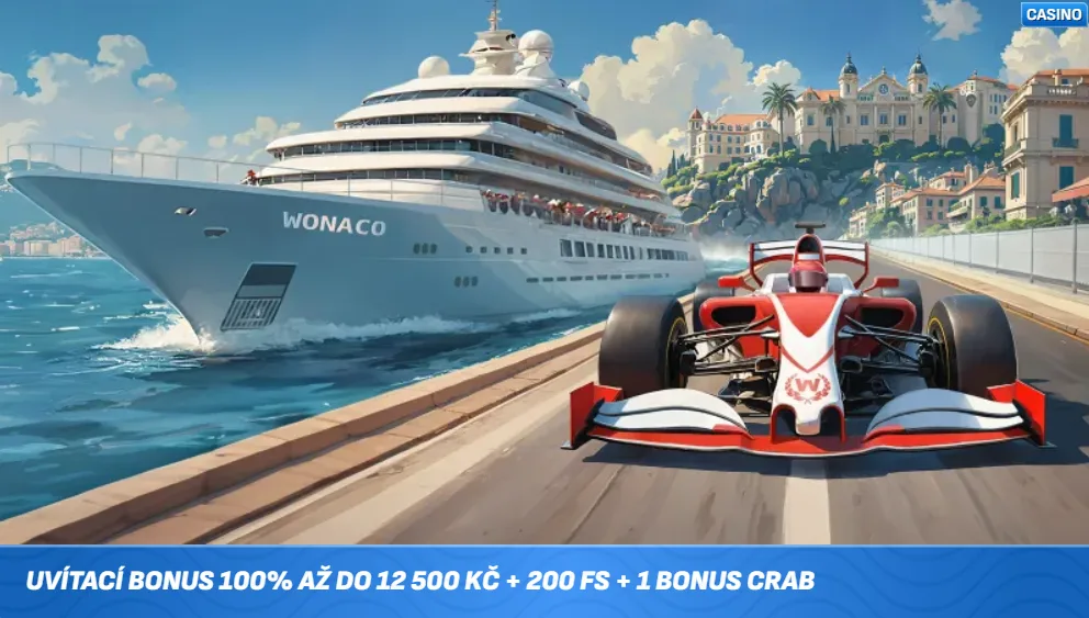 Wonaco Casino vstupný bonus