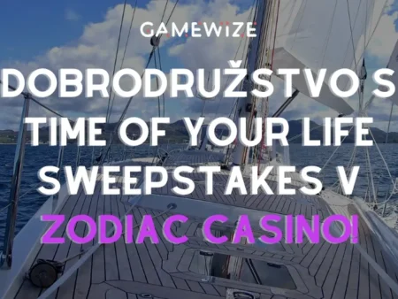 Zažite výnimočné dobrodružstvo s kasínovou loteriou Time of Your Life Sweepstakes v Zodiac Casino!