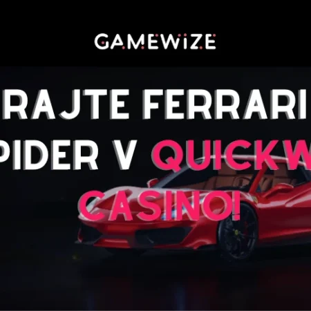 Súťaž, aká tu ešte nebola – Vyhrajte Ferrari 488 Spider v QuickWin Casino!