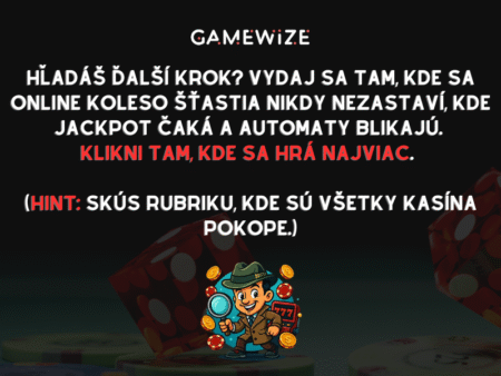 🕵️ GAMEWIZE CLUE HUNT ZAČÍNA – KTO ZÍSKA 50€?