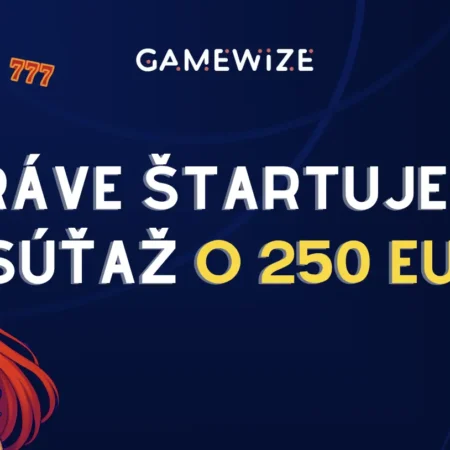 🎉 Práve štartujeme: Súťaž o 250 € od GameWize.sk je TU!