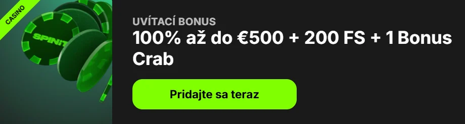 SpinIt Casino uvítací bonus