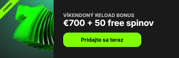 SpinIt Casino víkendový reload bonus