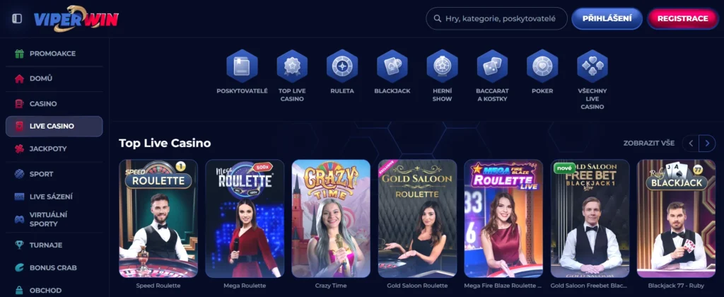 ViperWin Live Cashback ponuka hier
