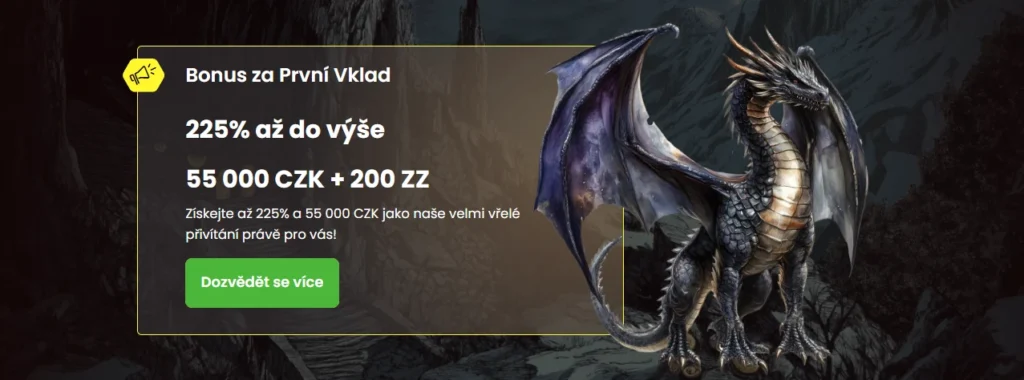 Dragon Slots Casino uvítací bonus
