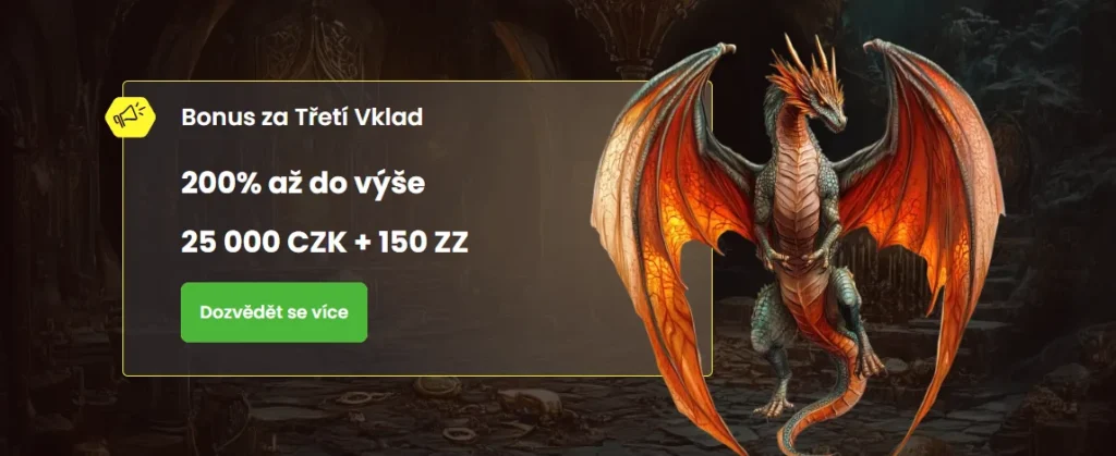 Dragon Slots Casino za tretí vklad