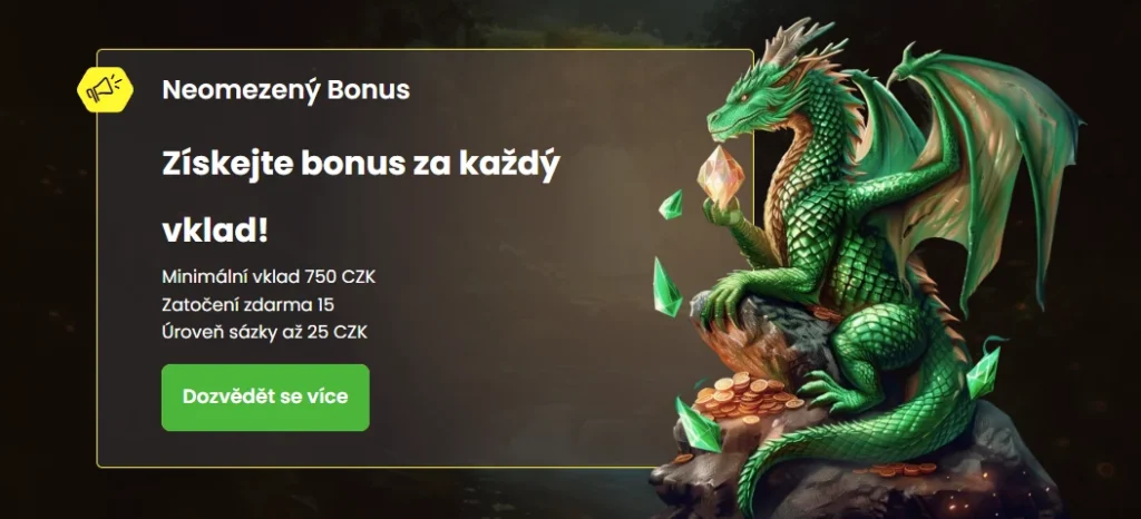 Dragon Slots Casino neobmedzený bonus