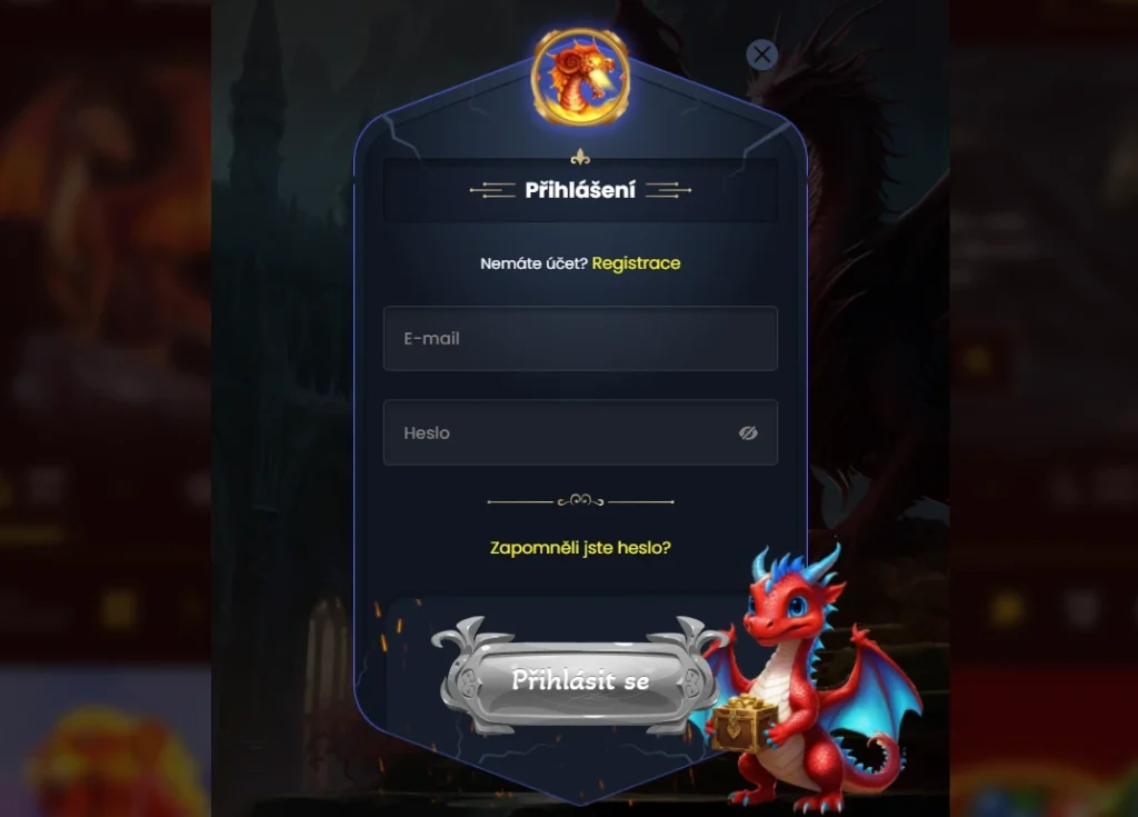 Dragon Slots Casino prihlásenie