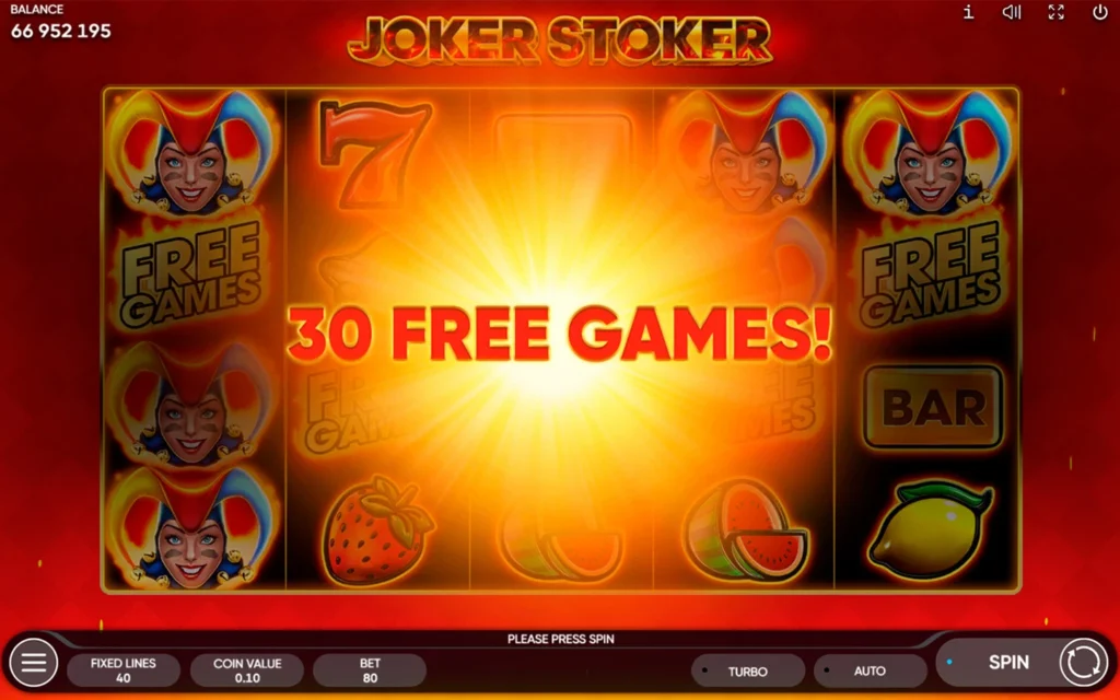 Joker Stoker - 50 FS bez vkladu