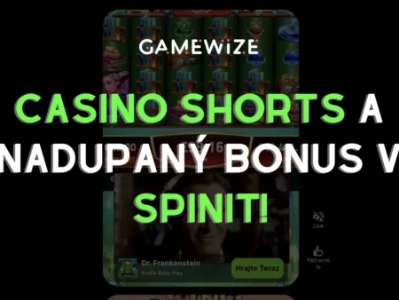 Zážitok ako na TikToku so SpinIt shorts a MEGA bonusom až 500 € + 200 free spinov!