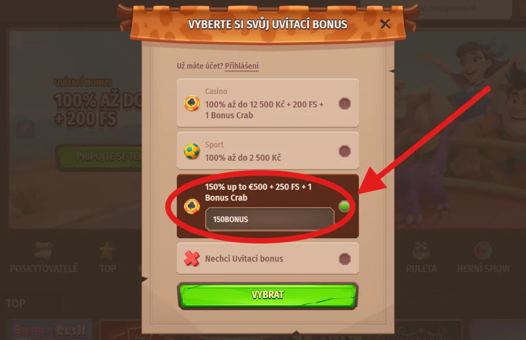 StoneVegas Casino promo kód 150BONUS