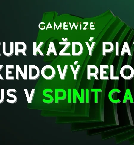 Bonus za vklad každý piatok – SpinIt Casino víkendový reload až 700 EUR + 50 free spinov!